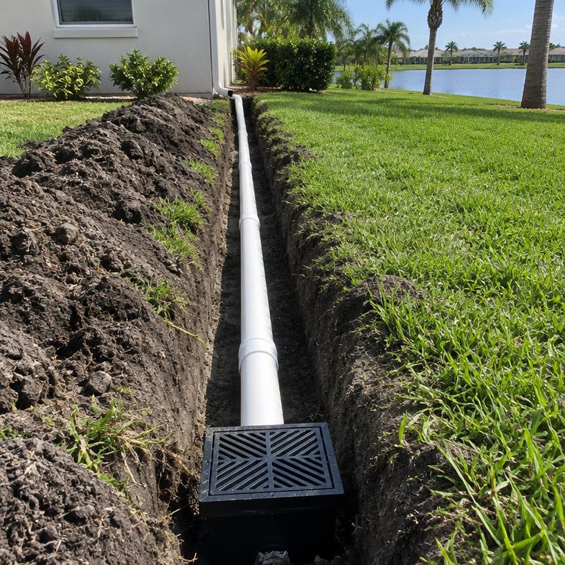 Property Storm Water Drainage — example 1